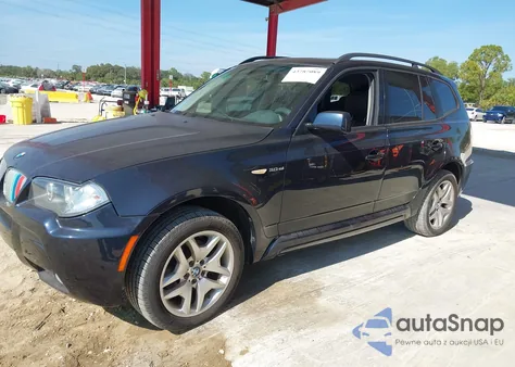 2007 BMW X3 3.0Si z USA, uszkodzony, nr VIN WBXPC93467WE78168